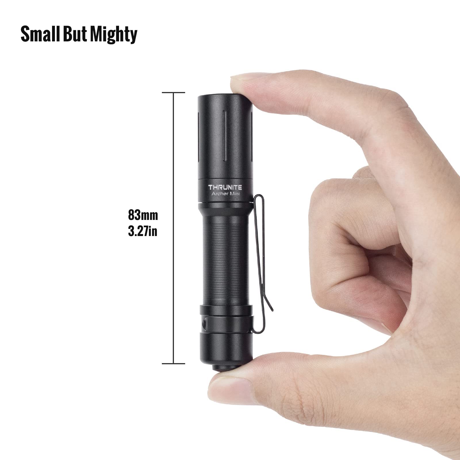 ThruNite Archer Mini TIR lens creates a smooth beam focused for distance