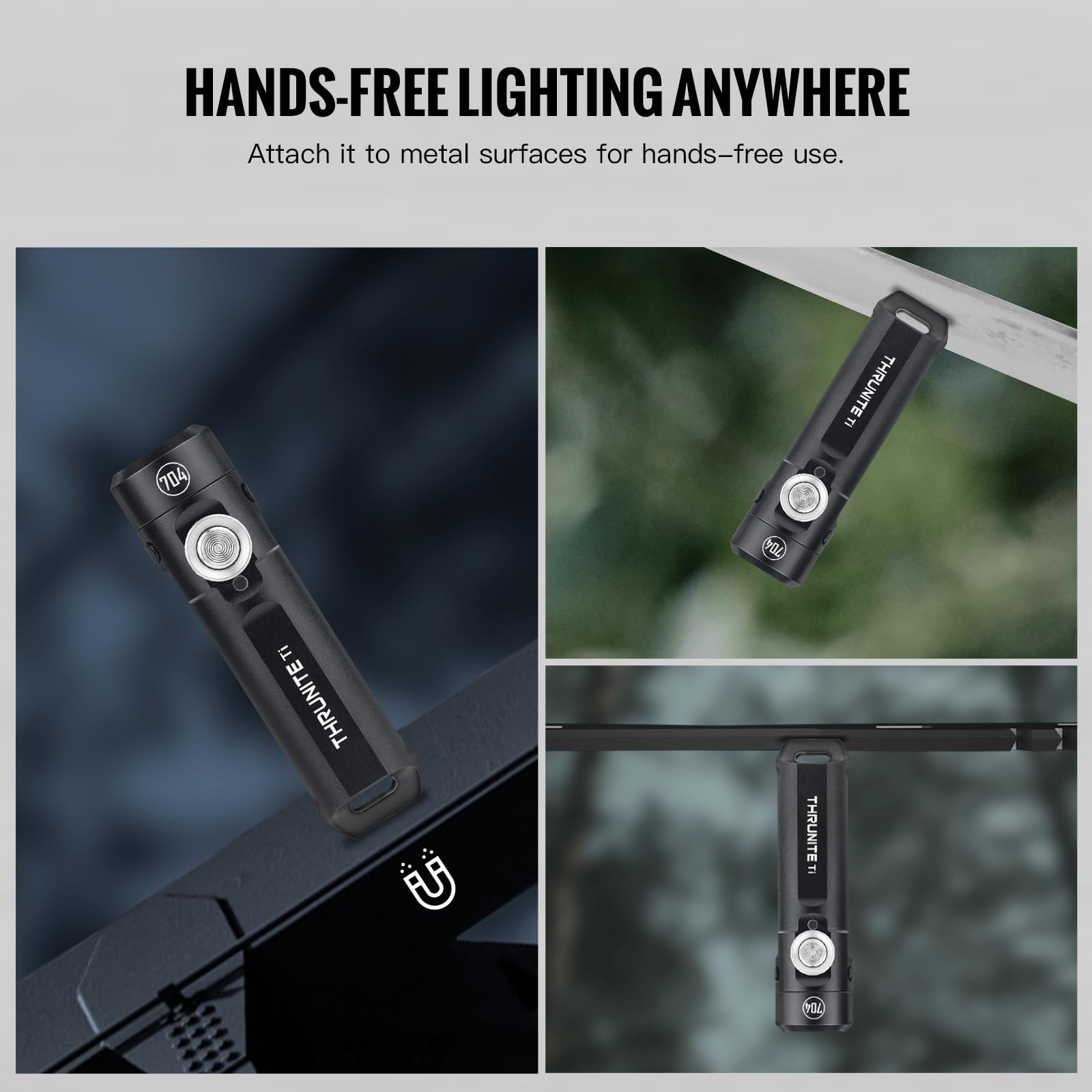 ThruNite Ti USB-C rechargeable with easy charging on the go.