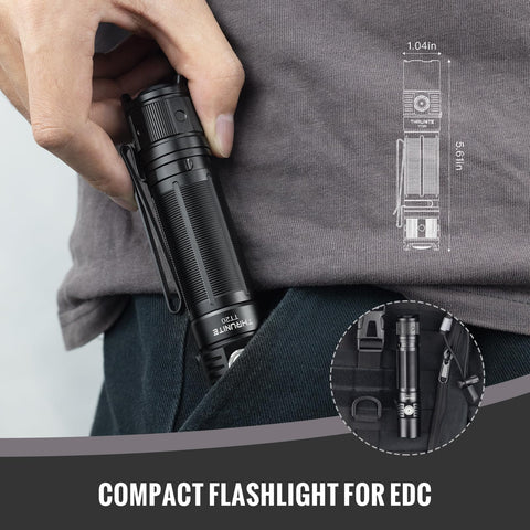 ThruNite TT20 compact pocket-size flashlight for easy carry