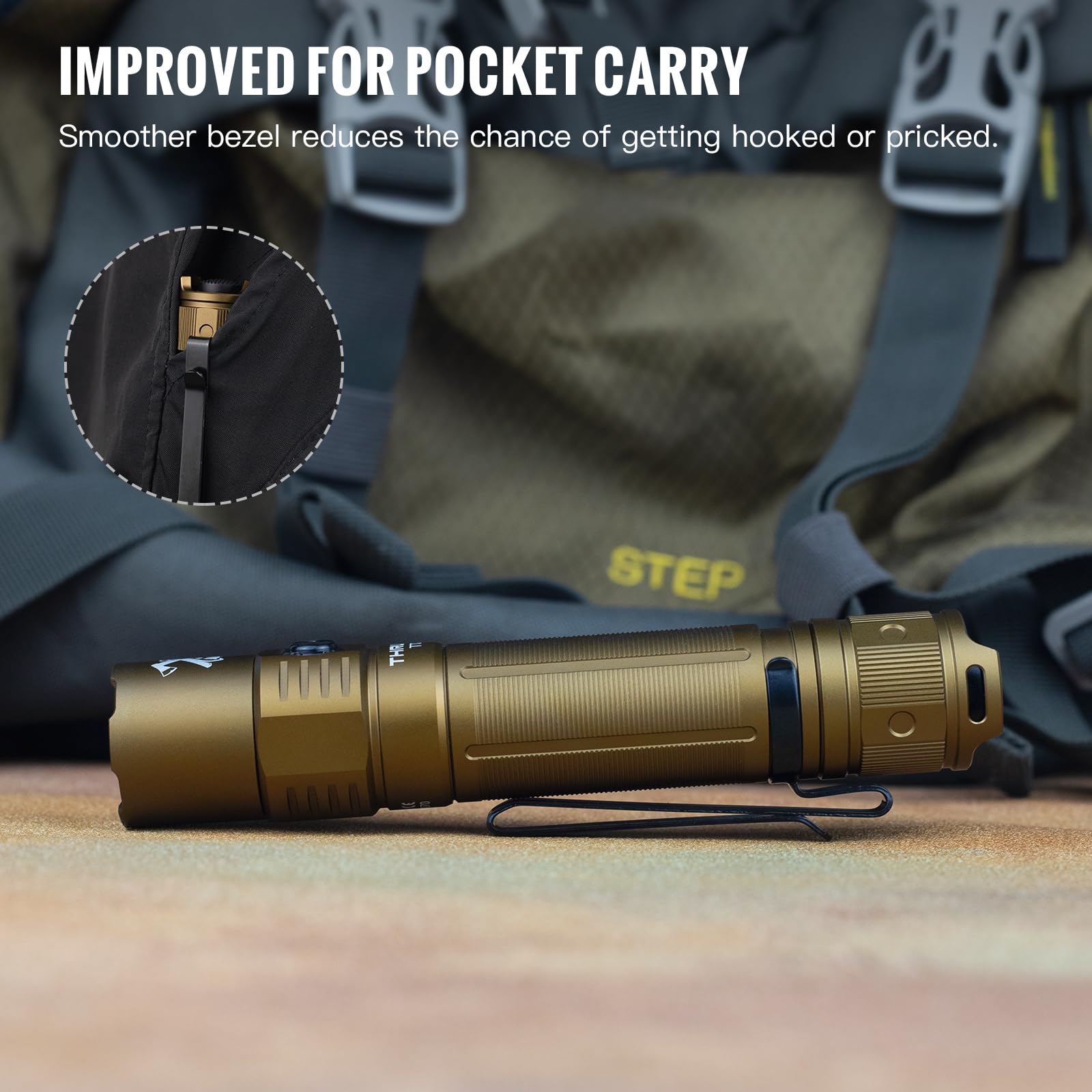 ThruNite TT20 six modes support versatile outdoor tasks.