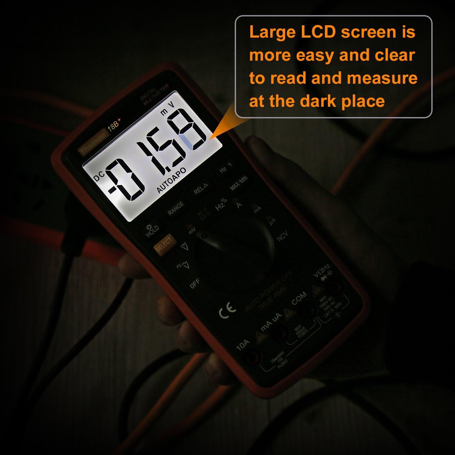 Thsinde TRMS 6000 resistance and continuity testing for fast circuit checks