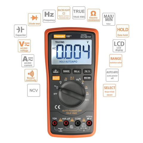 Thsinde TRMS 6000 test leads for reliable AC/DC voltage and current testing