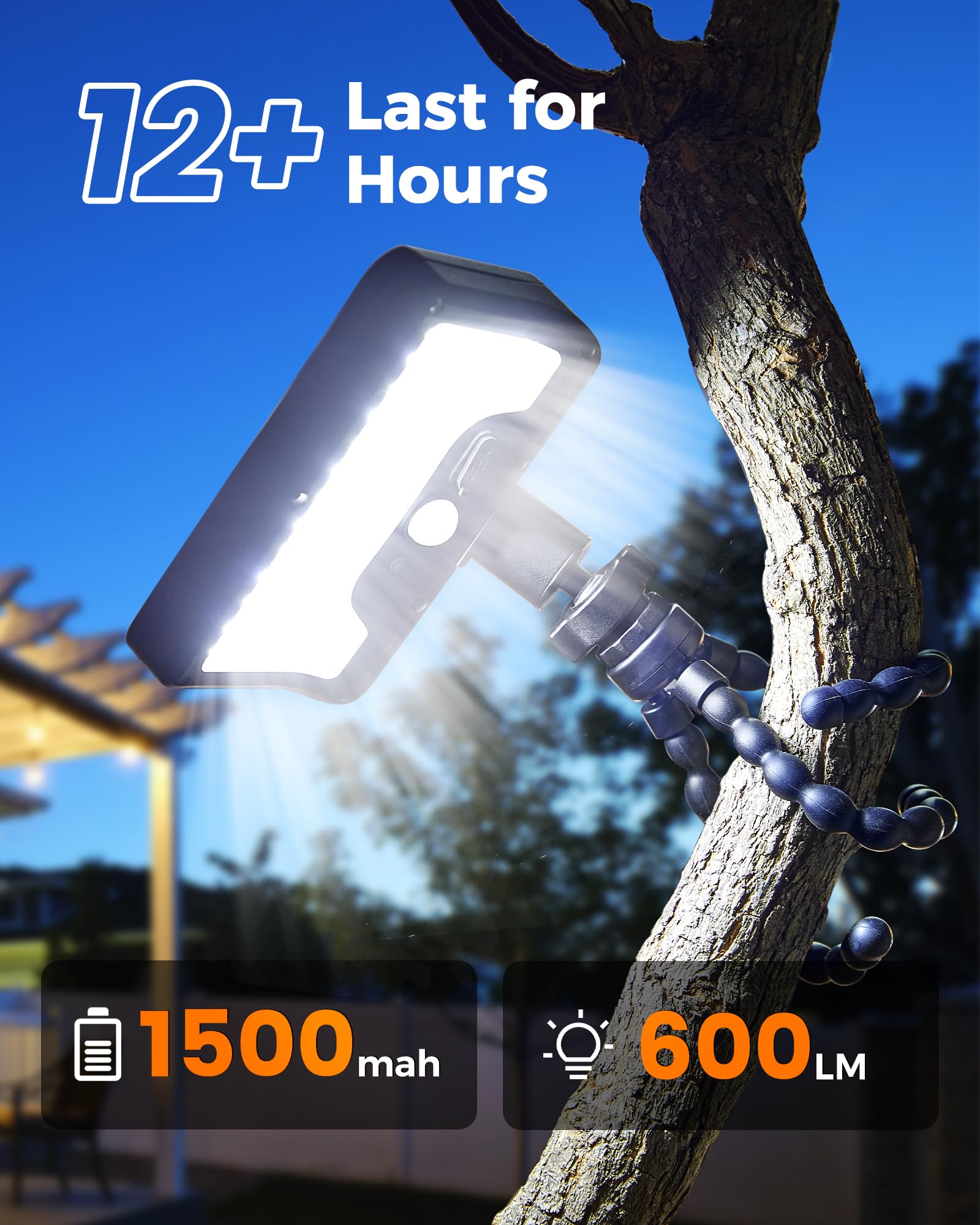 Thumok solar security light waterproof keeps pathways lit during rain and night.