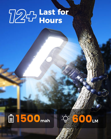 Thumok solar security light waterproof keeps pathways lit during rain and night.