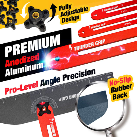 Thunder Grip heavy-duty metal construction withstands long projects