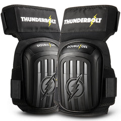 Thunderbolt kneepads with double gel and kevlar stitching provide long-lasting comfort for work