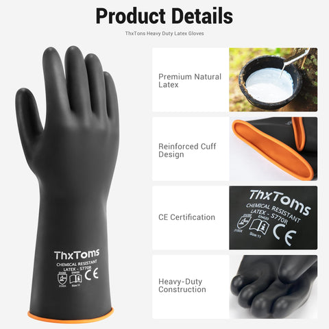 ThxToms chemical-resistance close-up highlights durable latex protection