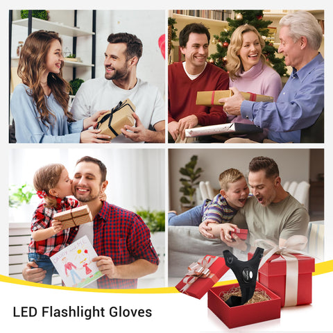 ThxToms flashlight gloves enable night fishing setups.