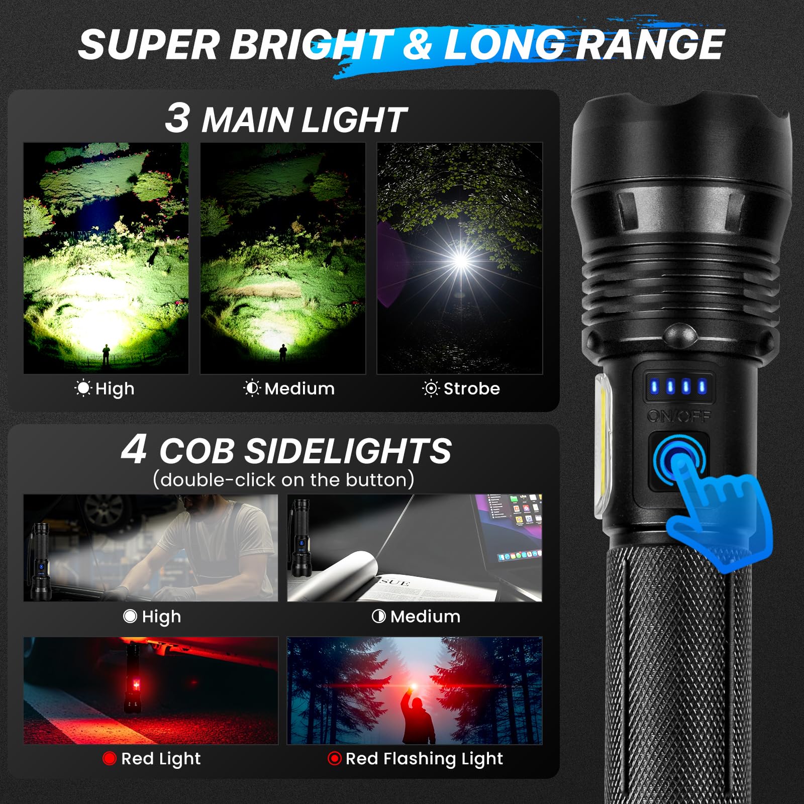 THY TRY rugged design is waterproof and dustproof for harsh environments