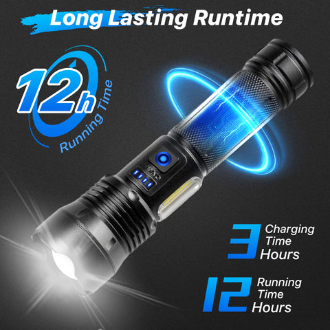 THY TRY Flashlight offers seven modes for versatile lighting scenarios