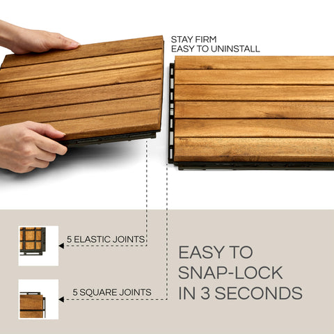 THYOI tiles offer easy, tool-free installation for quick patio upgrades