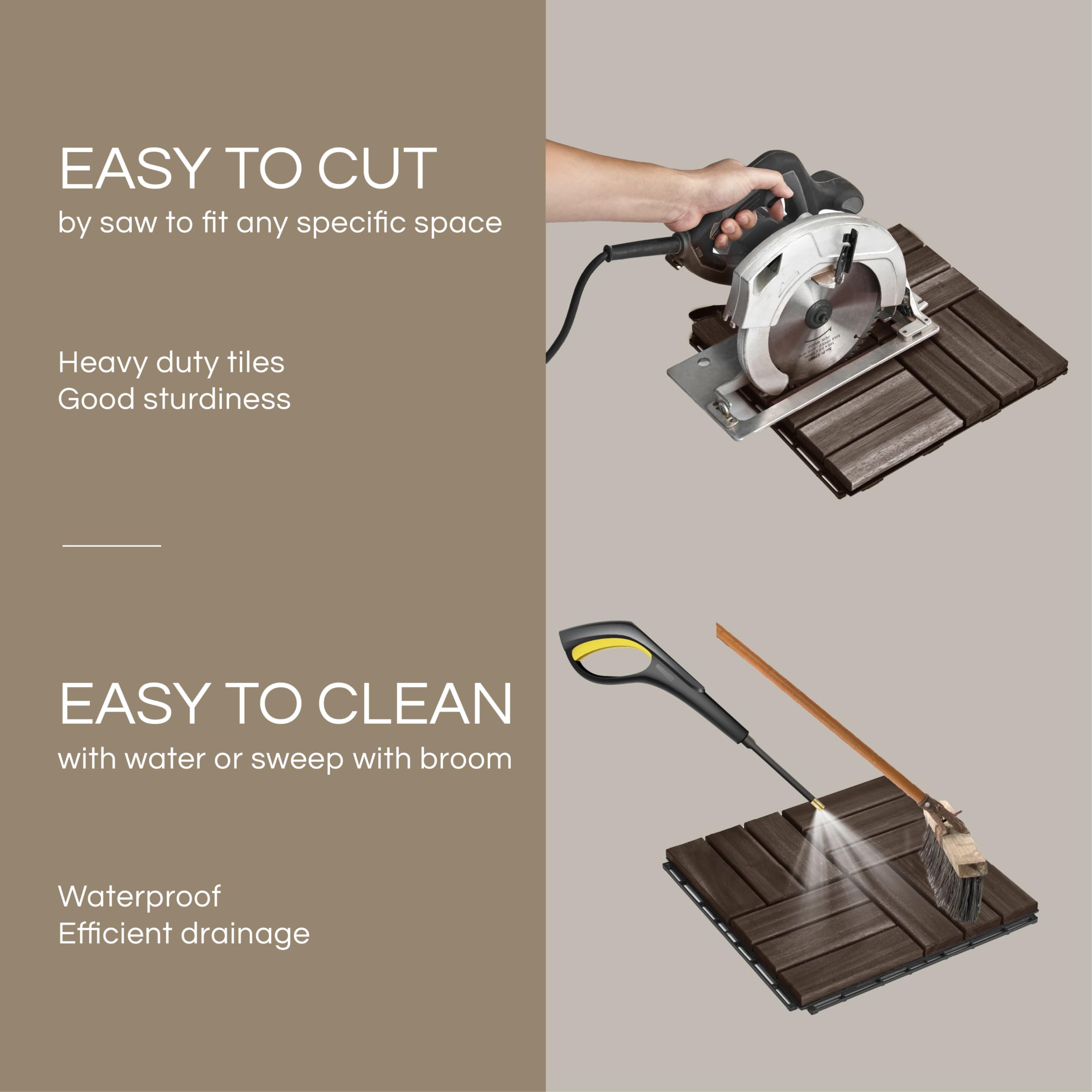 THYOI easy-install deck tiles quick setup and maintenance