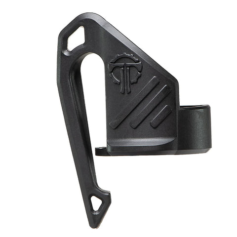Thyrm LPC Clip attached to gear shows MOLLE/PALS compatibility on duty gear.