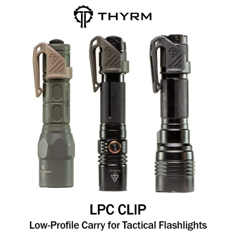 Thyrm LPC Clip on tactical gear attachment demonstrates versatile mounting.