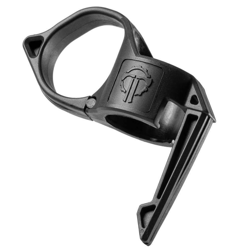 Thyrm SwitchBack Large 2.0 ring closeup showing secure finger retention for quick light deployment.