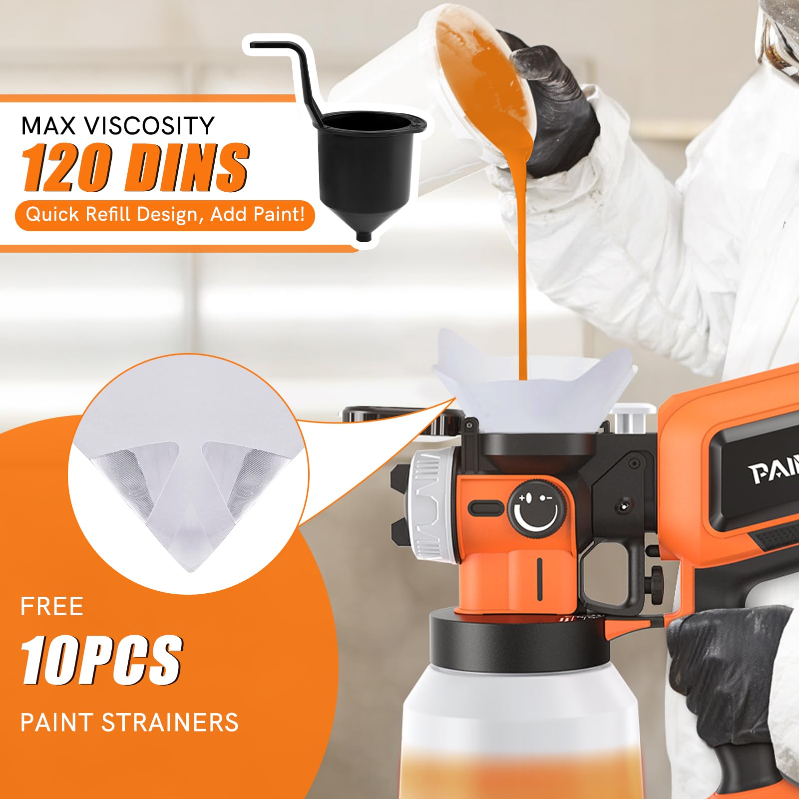 Tiagowell five brass nozzles offer versatile spray patterns for detail to broad coverage.
