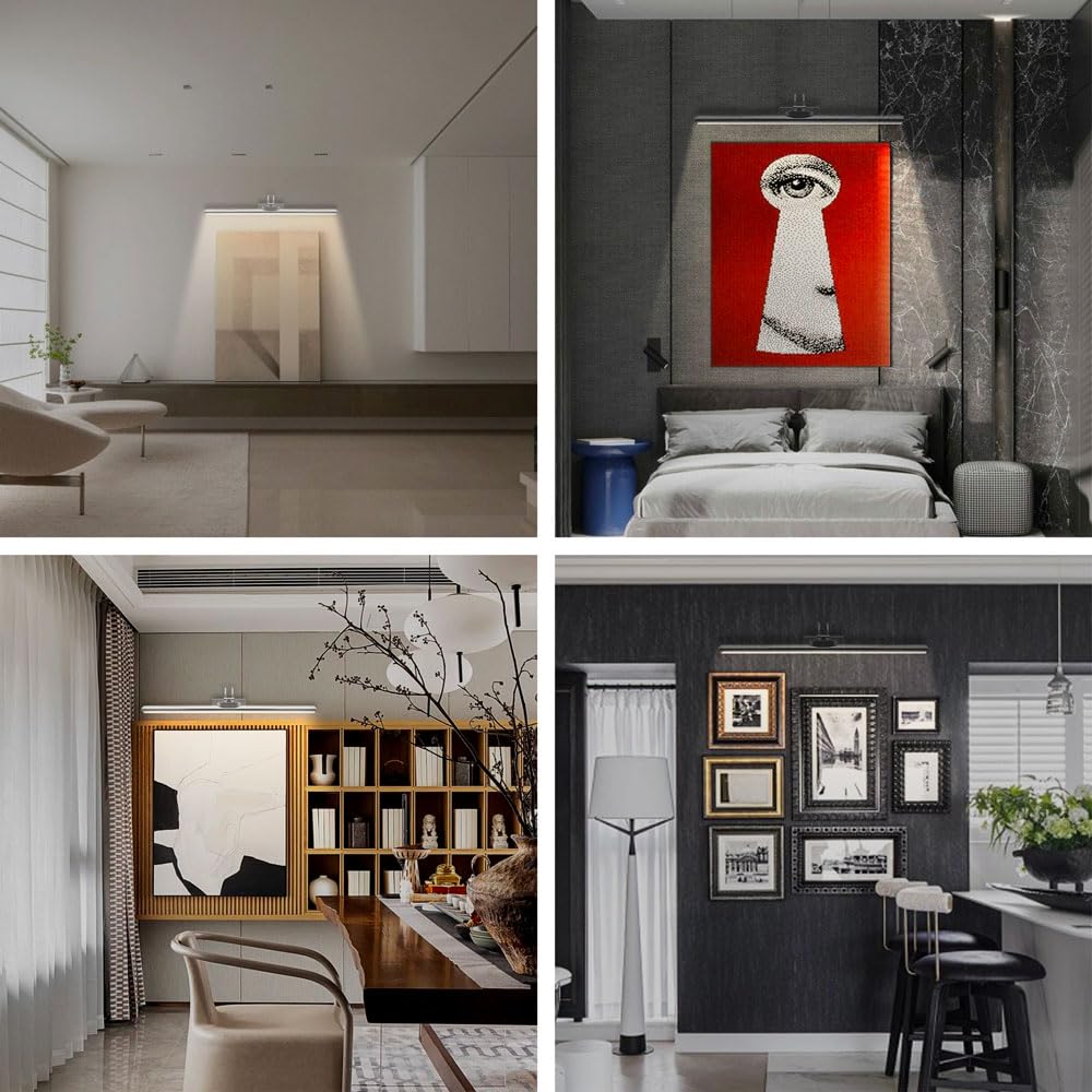 TIAUEU 230-degree rotatable bracket for flexible art lighting.