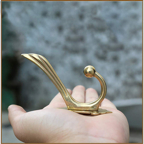Tiazza antique brass coat jackets hangers keep garments neat and accessible.