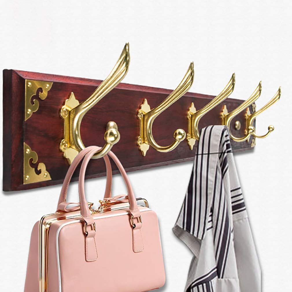 Tiazza antique brass hardware screws included for secure mounting setup.