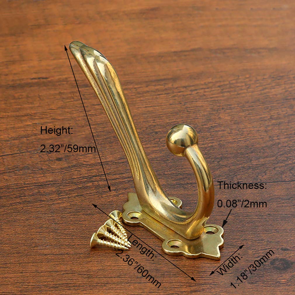 Tiazza antique brass towel hook adds quick-dry convenience in the bathroom.