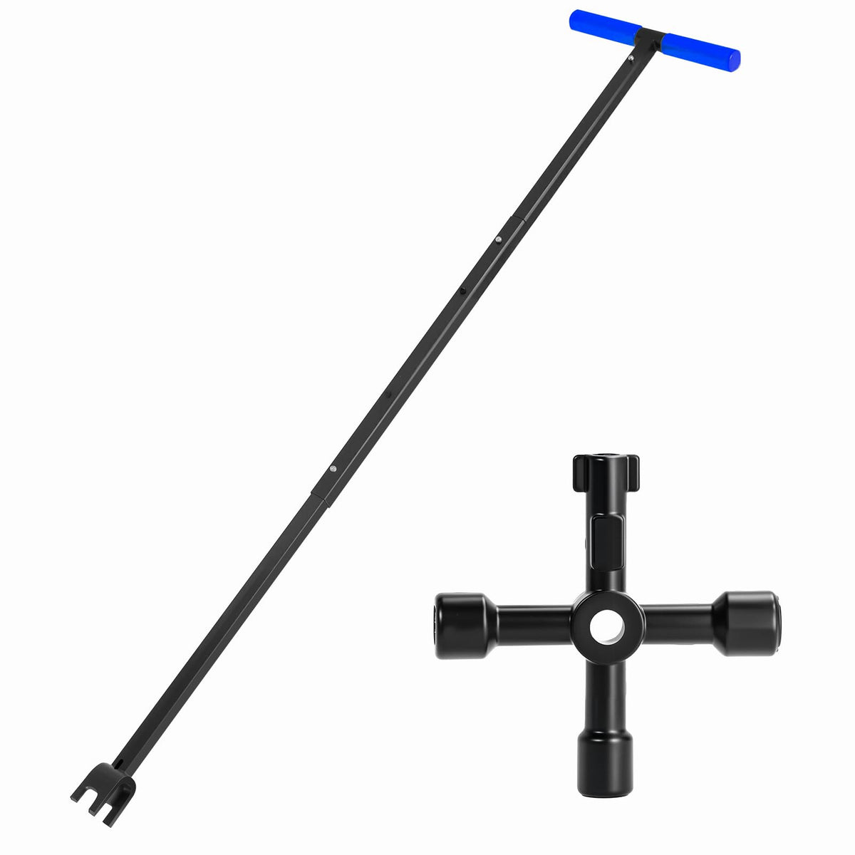 TIBOO DAY water meter key with adjustable length for easy valve access.