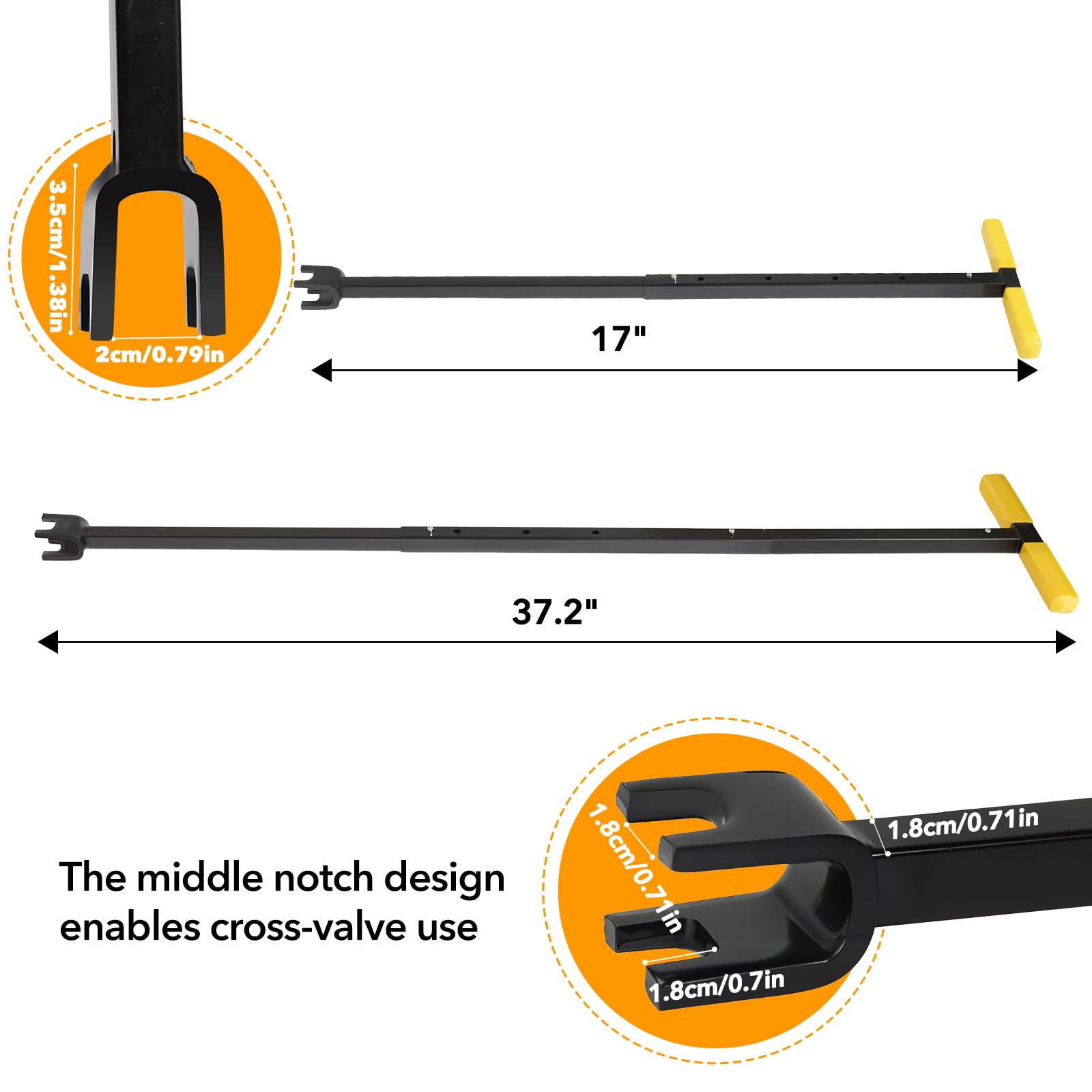 TIBOO DAY heavy-duty steel water key delivers durability and long service life