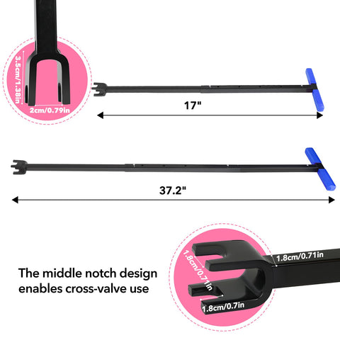 TIBOO DAY heavy-duty T-bar design resists wear on tough valve tasks.
