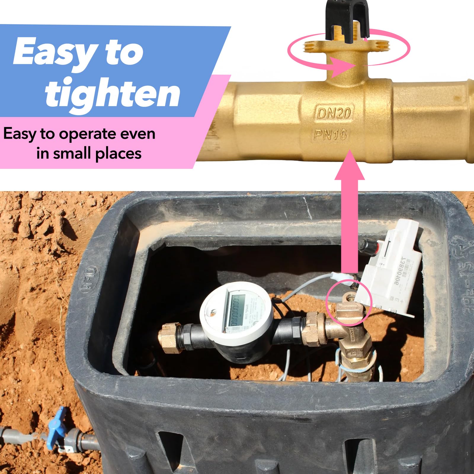TIBOO DAY roadside valve tasks made easier with this shut-off tool.