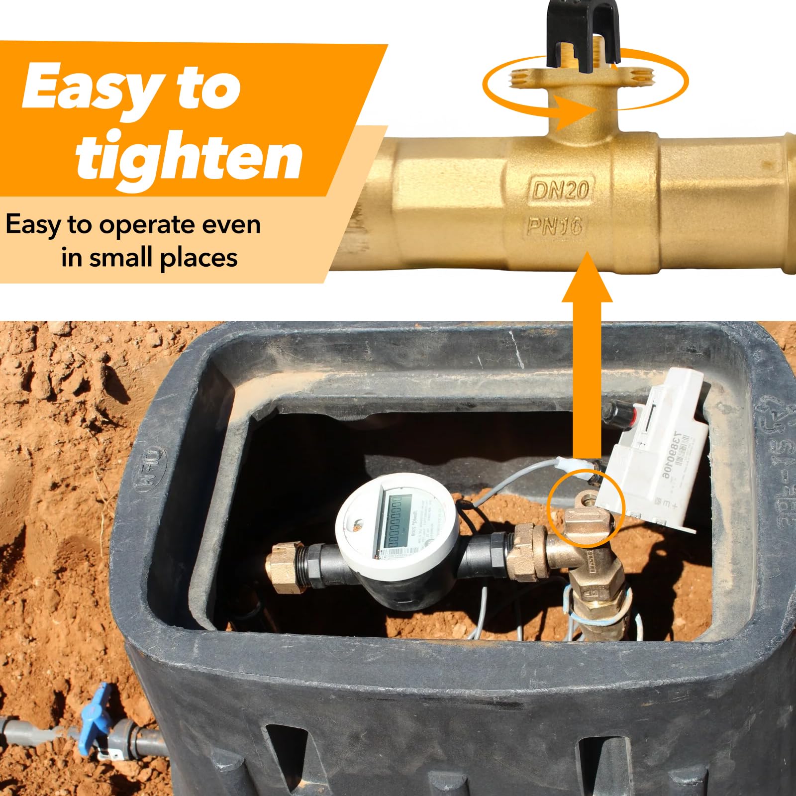 TIBOO DAY roadside main valve access tool for quick shut-off