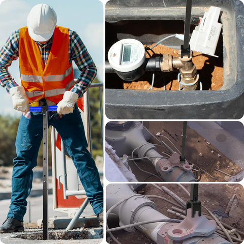 TIBOO DAY water meter valve open/close capability with ergonomic grip.
