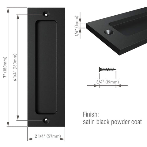 Tibres two-pack sliding door hardware for durable use