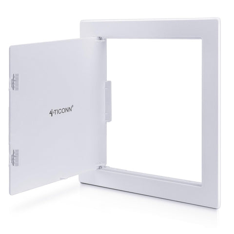 TICONN access panel in drywall 12x12 with durable ABS for long-lasting service access