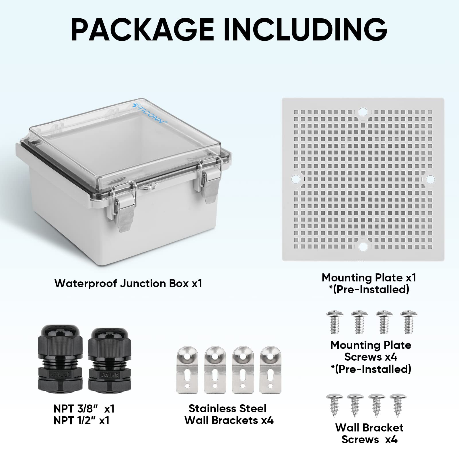 TICONN wall-mount application demonstrates versatile exterior placement