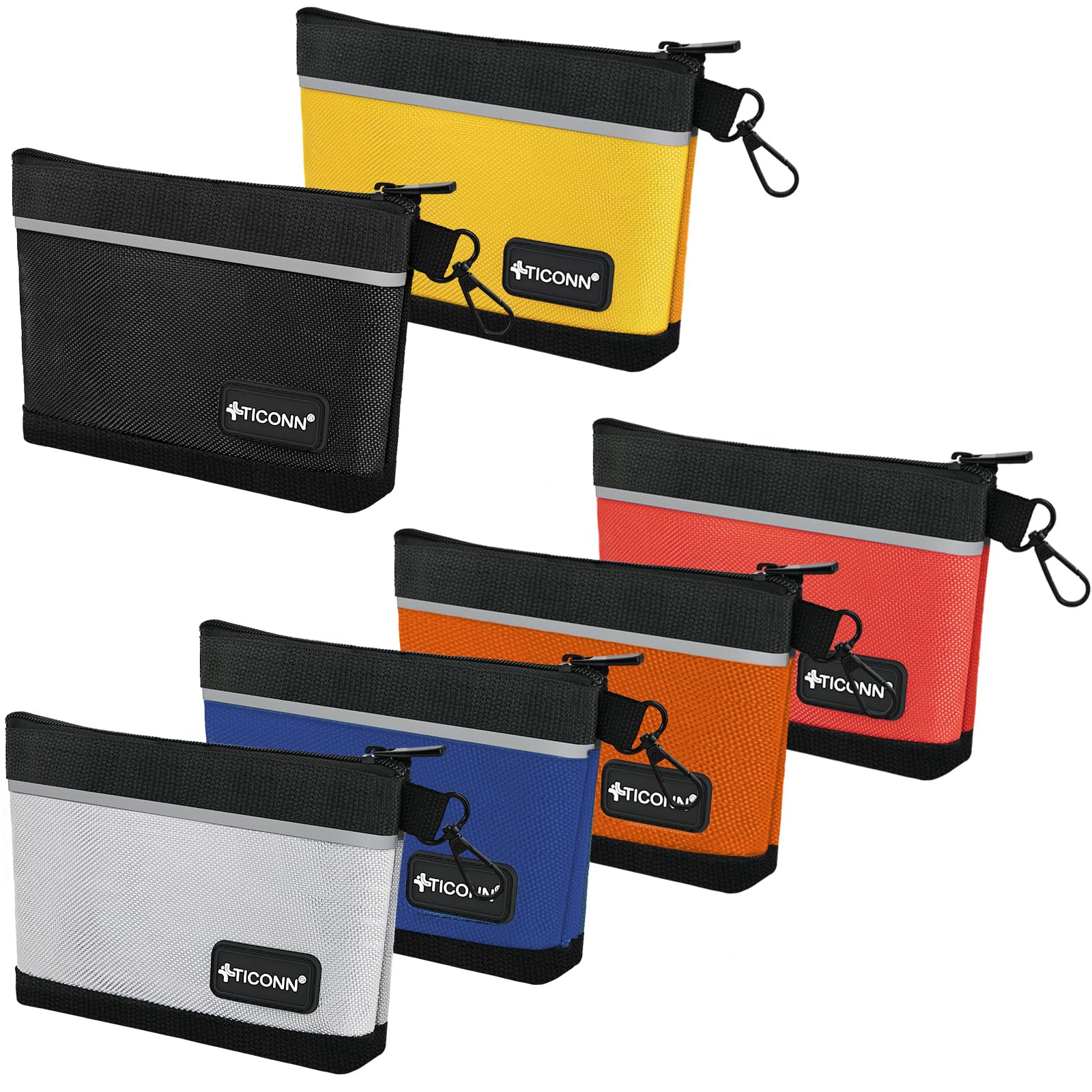 TICONN tool pouch with zipper for quick access and organized tools.