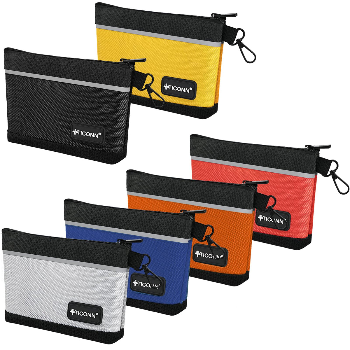 TICONN tool pouch with zipper for quick access and organized tools.