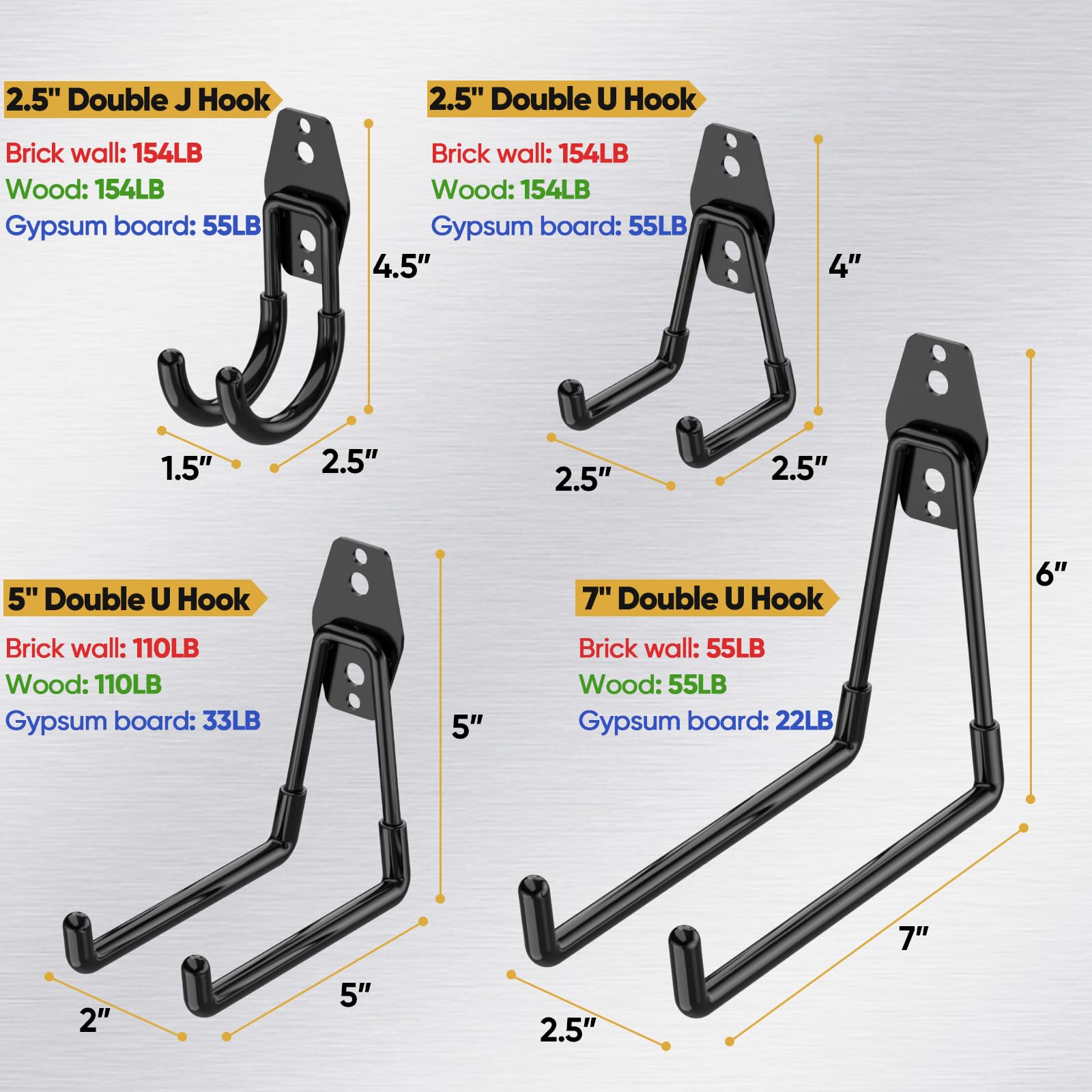 TICONN wall-mount installation kit with screws and anchors for quick setup.