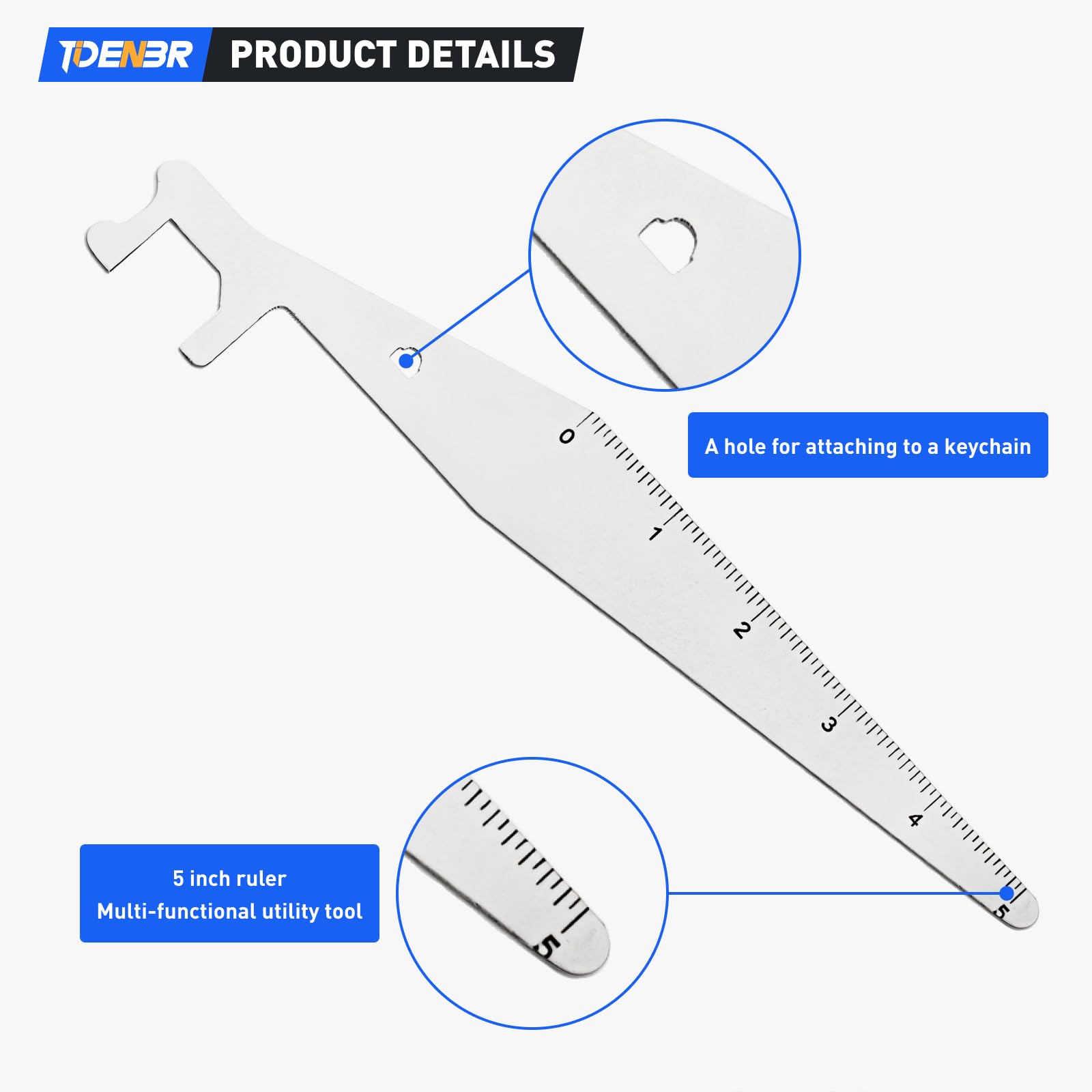 TIDENBR single-hook tool for precise door access and quick leverage.