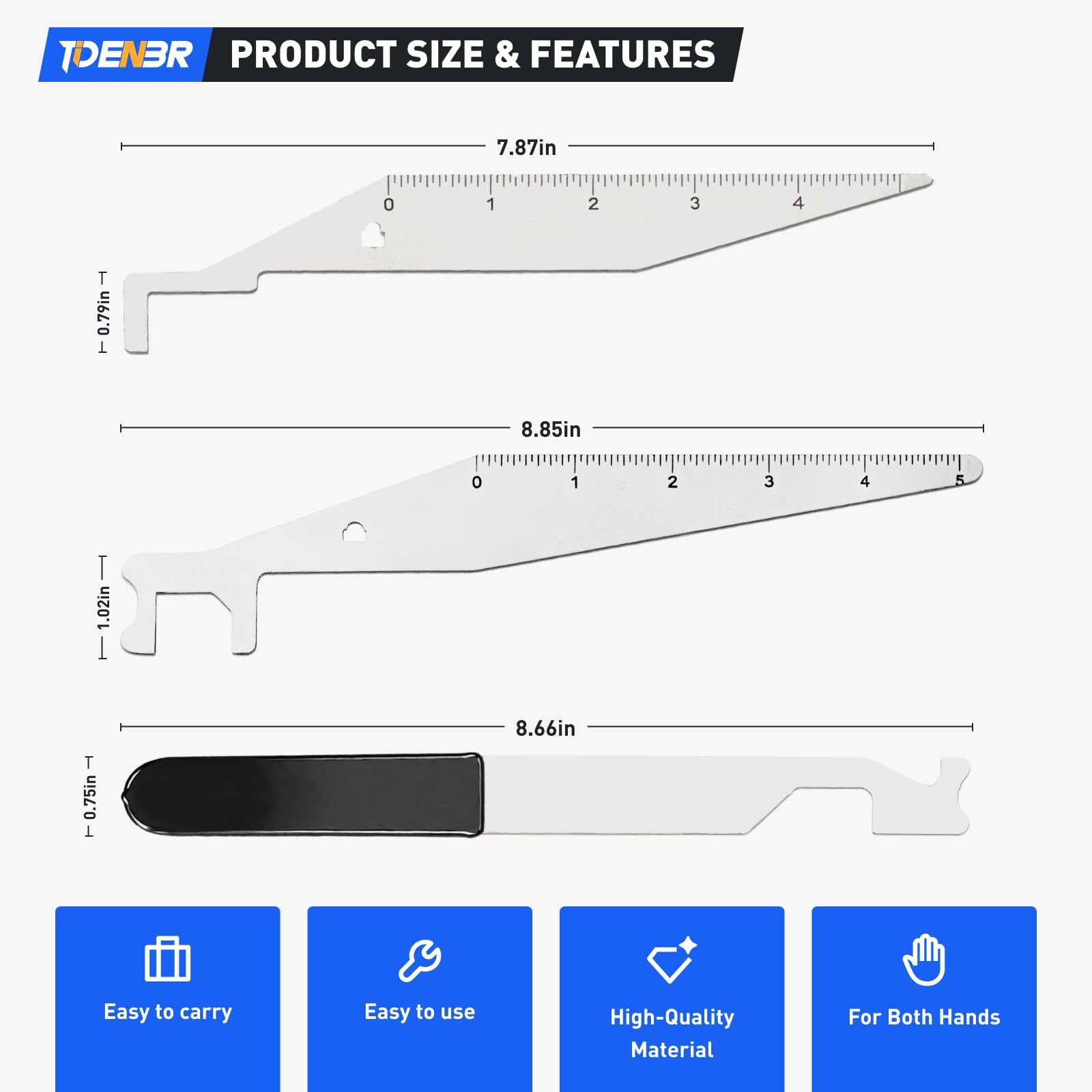 TIDENBR stainless steel fire pickaxe delivers durable performance under high-pressure situations.