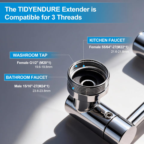 TD TIDYENDURE two mode outlet with soft bubble and strong rinse