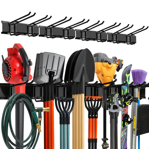 TIDYME Garage Wall Organizer mounted, boosting space and easy access