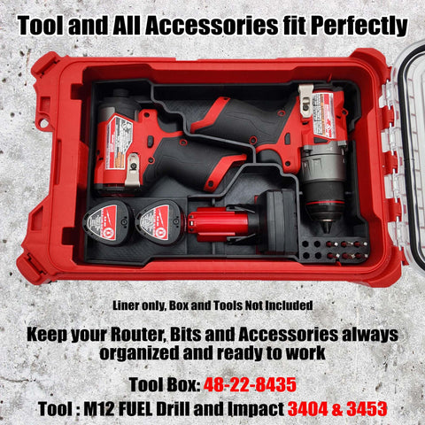 TidyTool secure-accessory compartment keeps clips and holders within reach