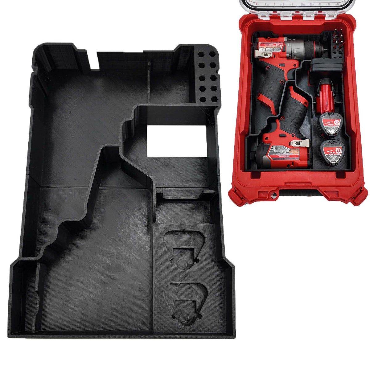 TidyTool M12 Gen3 secure-fit liner keeps the drill driver protected on site