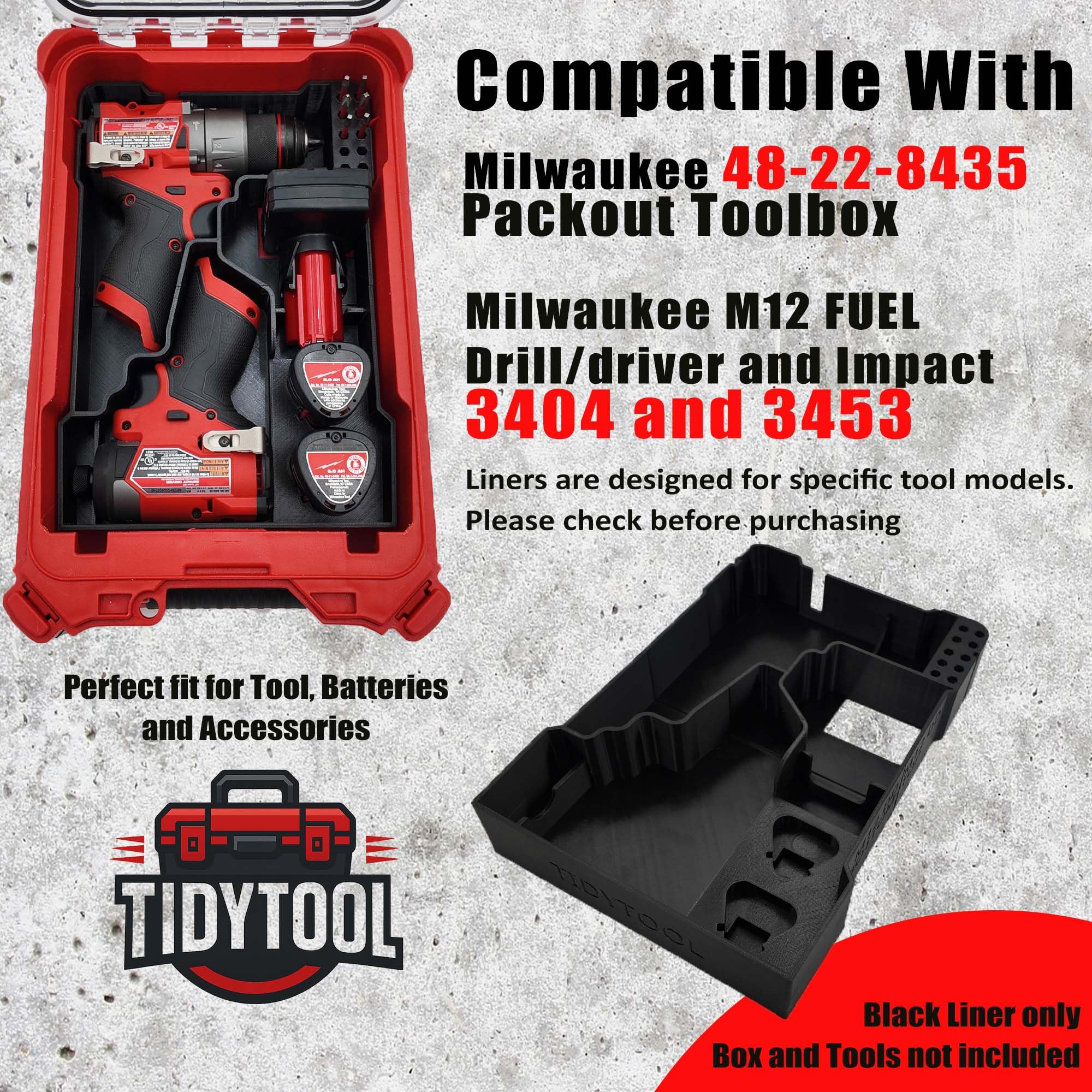 TidyTool M12 Gen3 impact driver battery-slots simplify field power management