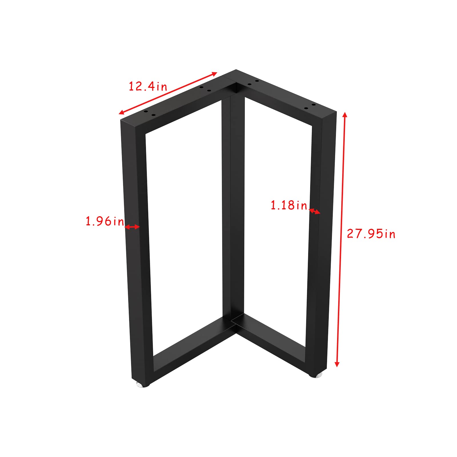 TIEOU adjustable-feet help protect floors and keep surfaces level.