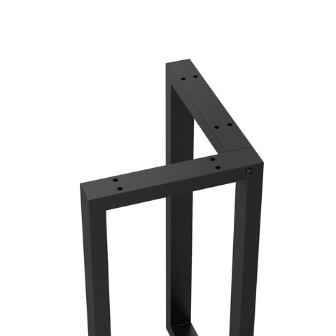 TIEOU black-finish legs add durable industrial style while supporting everyday use.