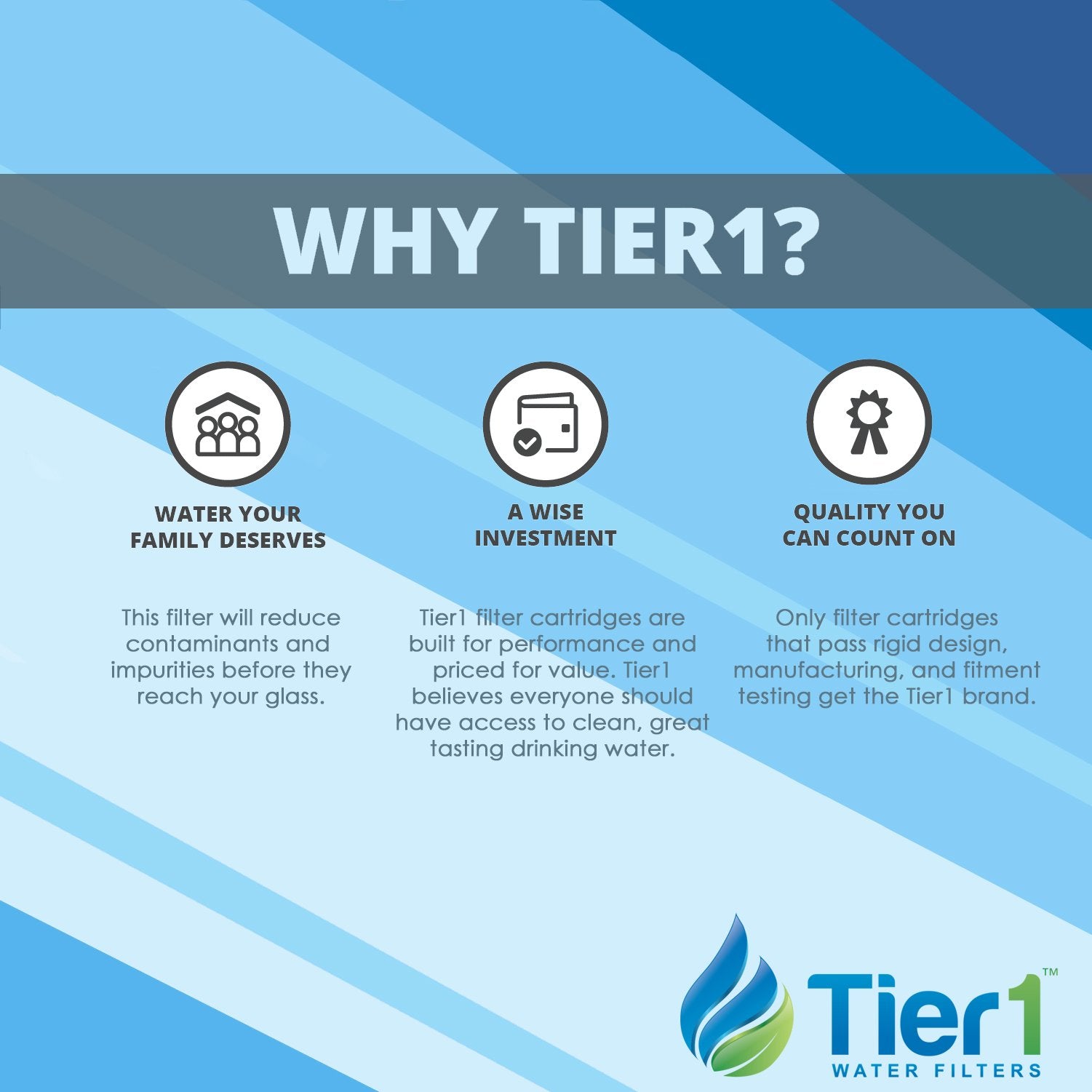 Tier1 filter demonstrates sediment and rust removal support