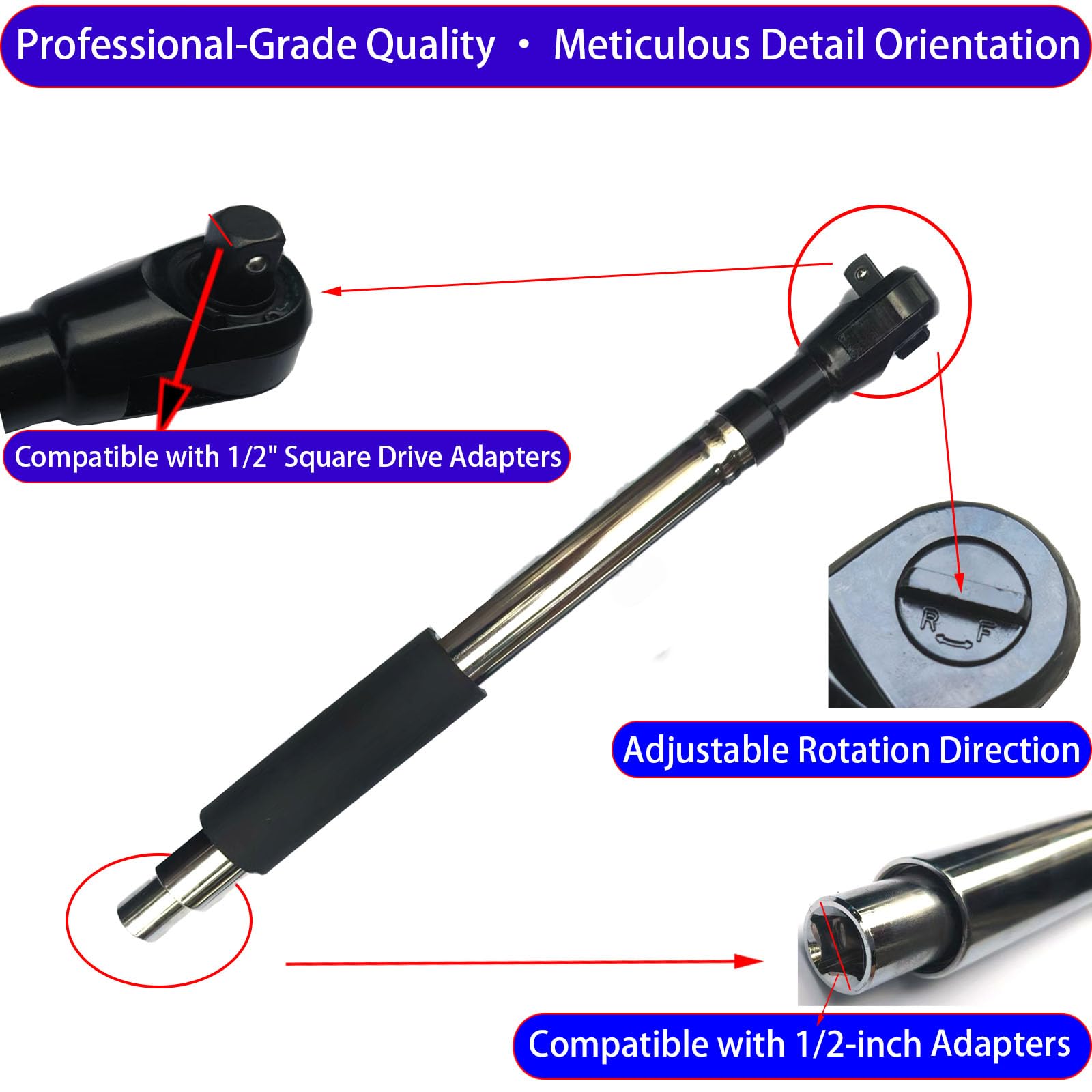Tigbrother Offset Wrench Extender extended length, showcasing enhanced reach