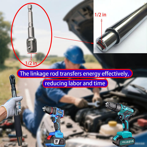 Tigbrother Offset Wrench Extender slim-neck design for recessed bolts