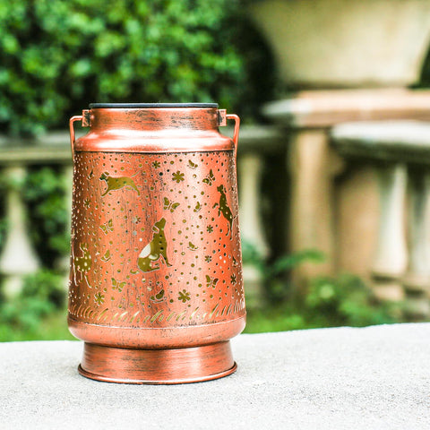 TIGGSY dog solar lantern evening ambience for relaxing nights