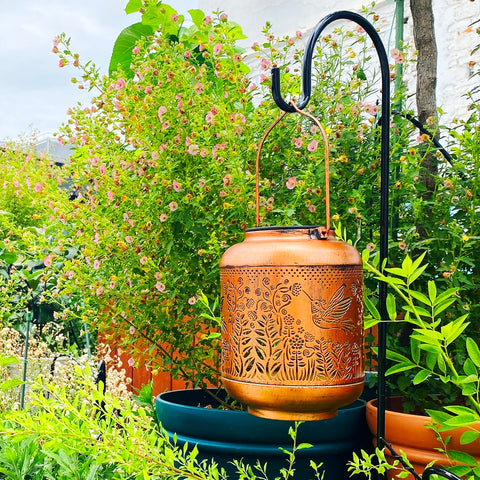TIGGSY garden-pathway hanging lantern brightens entryways with subtle warmth